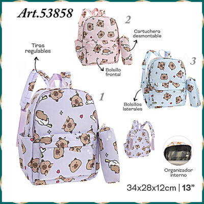 MOCHILA Capibara Art.53858